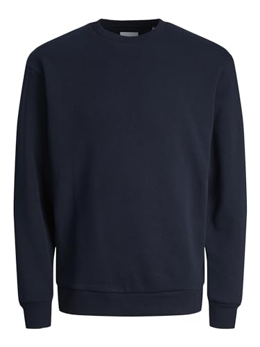 JACK & JONES Male Sweatshirt mit Rundhals Einfarbig Sweatshirt mit Rundhals