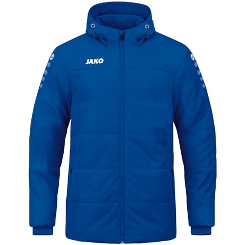 JAKO Herren Coachjacke Team mit Kapuze, Royal, L