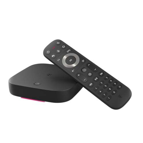 MagentaTV One (2. Generation) | Android TV Box mit WLAN&LAN I MagentaTV mit 150+ HD-Sendern, 4K UHD, HDR, live & zeitversetzt | (Netflix, Disney+, RTL+, DAZN, Wow, Apple TV+) & Google Play Store