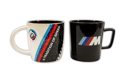 BMW 2x Becher Kaffeetasse Motorsport M Performance Tasse + Gratis M Perfomace Tasse