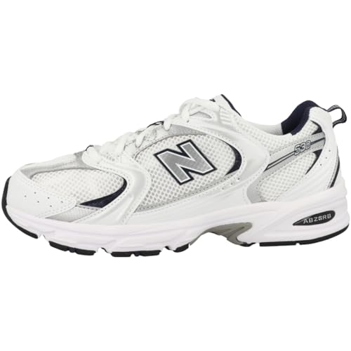 NEW BALANCE Unisex Mr530 V1 Sneaker, Blanc Bleu Marine, 39.5 EU