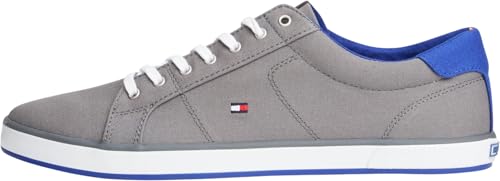 Tommy Hilfiger Herren Vulcanized Sneaker Schuhe, Grau (Steel Grey), 47