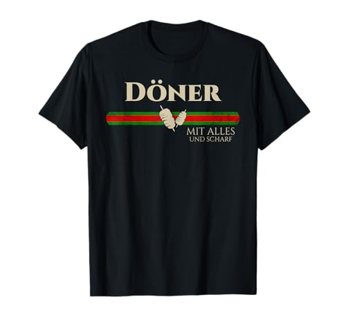 Döner Kebab Design für Türken & Dönerliebhaber | Dönermann T-Shirt