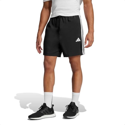 adidas Herren Essential Three Stripes Chelsea Short, Black/White, M
