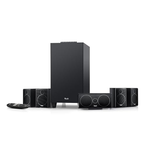 Teufel CONSONO 25 Concept 5.1 Surround Soundsystem, Komplettsystem Heimkino mit integriertem AV-Receiver & Bluetooth, Dolby Audio, USB-C-Soundkartenfunktion, HDMI ARC CEC für Games, Filmton und Musik