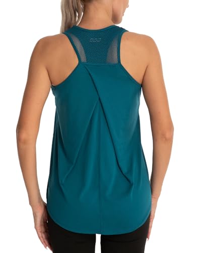 Dawnrole Damen Sport Tank Top Ärmelloses Leichte Fitness Top Yoga Oberteile