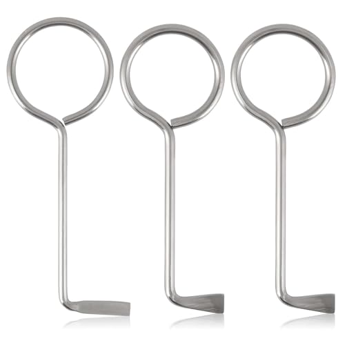 3 Stück Buntbartschlüssel Universal Dietrich Set Profi, Edelstahl Dietrich Schlüssel Bartschlüssel Lock Picking Tool Set Universalschlüssel für Zimmertüren Bunt Bart Schloss Öffner