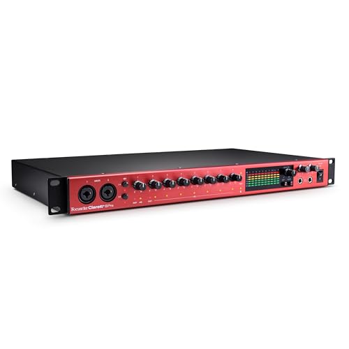 Focusrite Clarett+ 8Pre USB-C-Audio-Interface mit 18 Ein- und 20 Ausgängen