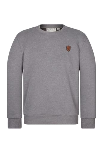 Naketano Rainerius Sweater Sweatshirt Pullover (DE/NL/SE/PL, Alphanumerisch, XL, Regular, Regular, Dark Grey Melange)