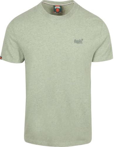 Superdry Essential Logo EMB Tee M1011245A Vintage Sage Green Marl XL