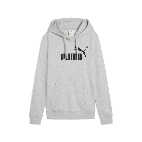 PUMA Unisex ESS No. 1 Logo Hoodie TR Kapuzenpullis, Light Gray Heather,