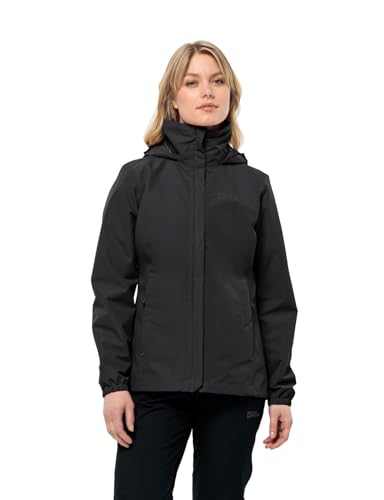 Jack Wolfskin Damen Stormy Point 2l Jkt W, Schwarz, XL EU