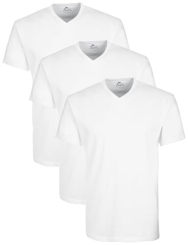 Lower East Herren Le156 T-Shirt, 3X Weiß, 3XL EU