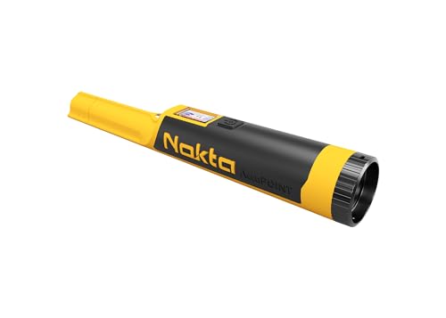 Nokta AccuPOINT Metalldetektor Pinpointer, wasserdichter Metalldetektor Zauberstab mit farbigem LCD-Bildschirm und erweiterte Diskriminierung