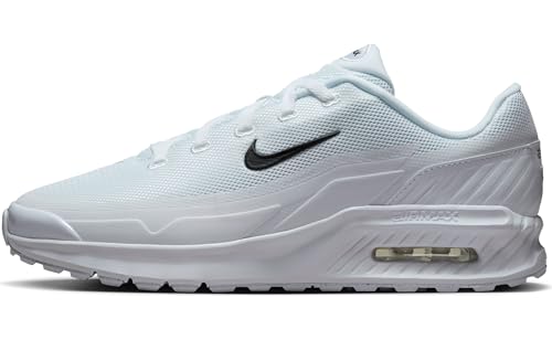 NIKE Herren AIR MAX BIA Sneaker, White/Black-Wolf Grey, 46 EU