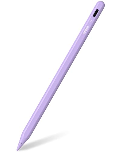 Metapen Lila Stift für Apple iPad, Neigungssensitivität und Palm Rejection Stylus Pencil für i-Pad 11-6, i-Pad Air 7/6/5/4/3, i-Pad Pro M4/M3/M2/12.9