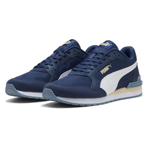 PUMA Unisex St Runner V4 Nl Sneaker, Persisches blaues PUMA weißes Segeltuch, 43 EU