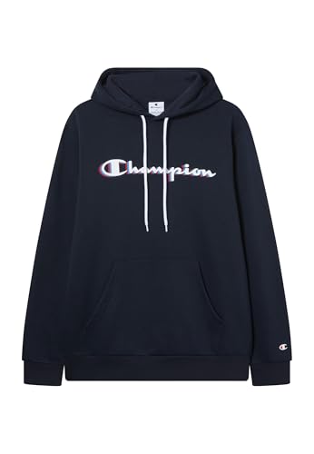 Champion Herren Legacy Man-Big Logo Hoodie Kapuzenpullover, Blau (Bs501), M