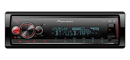 Pioneer MVH-S520DAB, 1DIN Autoradio mit RDS und DAB+, RGB-Beleuchtung, deutsche Menüführung, Bluetooth, USB, iPod/iPhone-Direktsteuerung, Freisprecheinrichtung, Smart Sync, vario color