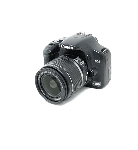 Canon EOS 450D SLR-Digitalkamera (12 MP, LiveView, Kit inkl. EF-S 18-55mm IS Objektiv, bildstabilisiert)