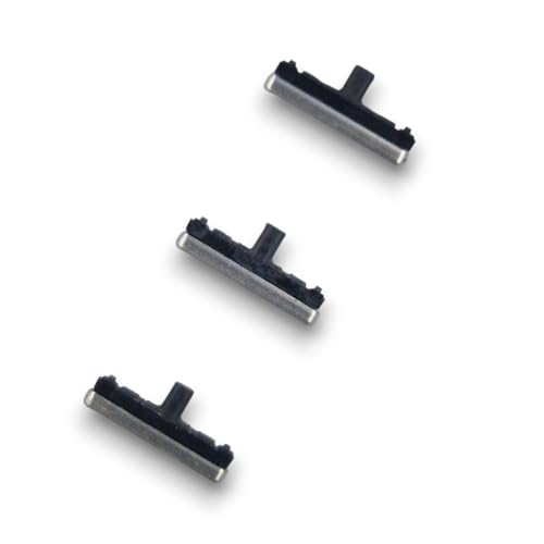 jbTec Lautstärke EIN/Aus Tasten Set kompatibel mit Samsung Galaxy S7 Edge - Ersatz Buttons Knöpfe Power - Silber
