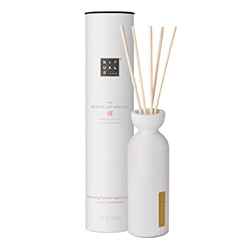 RITUALS Reed Diffuser Sticks von The Ritual of Sakura 70ml - Mit Reismilch & Kirschblüte - Erneuernde Eigenschaften