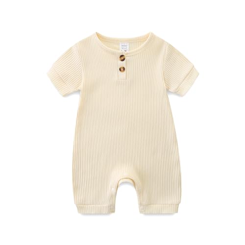 KIDDLETOWN Babybody 0-12 Monate, Strampler für Jungen und Mädchen, Babykleidung, Einteiler, Baby Strampler aus Baumwolle