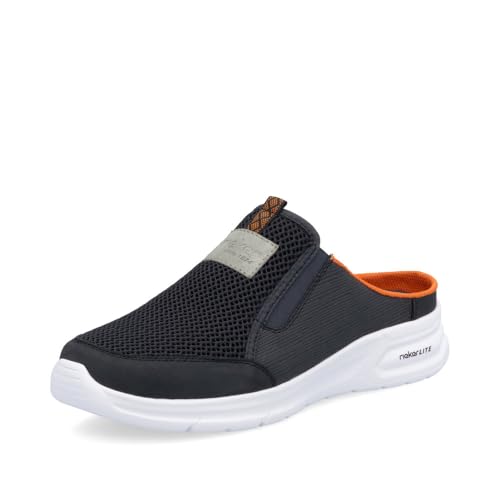 Rieker Herren Low-Top Sneaker B7390, Männer Halbschuhe,Sportschuhe,Freizeitschuhe,Turnschuhe,Laufschuhe,straßenschuhe,blau (14),44 EU / 9.5 UK
