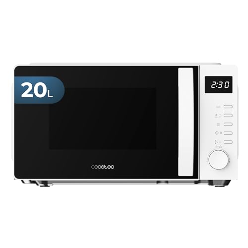 Cecotec Mikrowelle Proclean 5005 white, 20L Fassungsvermögen, 700W Leistung