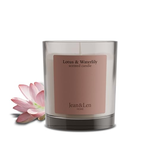 Jean & Len Scented Candle Lotus & Waterlily, vegan, 195 g