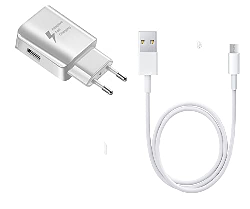 Set Fast Charger + Kabel für LG L40 Ladegerät Ultra Radide & Leistungsstark Neue Generation 3 A + Micro-USB-Kabel zum Laden/Datenübertragung