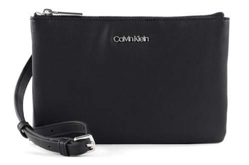 Calvin Klein Damen Umhängetasche Ck Must Klein, Schwarz (Ck Black), Einheitsgröße
