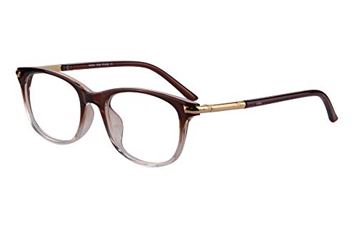 MEDOLONG Frauen Asymptotische multifokale Gl?ser Horn Rimmed Leser Progressive Multifocus Computer Lesebrille-RG17