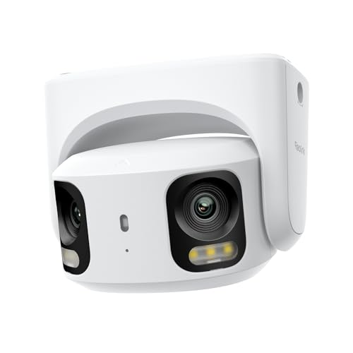 Reolink 8MP Dual-Lens überwachungskamera aussen mit 180° Sichtwinkel, Outdoor IP-Kamera, Person/Fahrzeug/Tier-Erkennung, Farb-Nachtsicht
