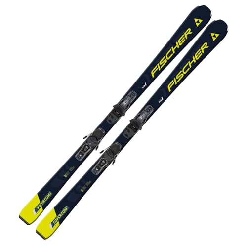 Ski Alpinski Carvingski On-Piste-Rocker - Fischer RC4 Supercomp SLR - 165cm - inkl. Bindung RS10 SLR Z3-10 - All Mountain Ski - geeignet für Einsteiger bis Fortgeschrittene