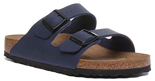 Birkenstock Arizona Birko Flor Marine Sandalen-UK 9.5 / EU 44 Navy