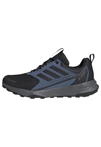 Adidas Herren Terrex Tracefinder 2 Climaproof Trail Running Shoes, Core Black/Core Black/Semi Impact Orange, 44 2/3 EU