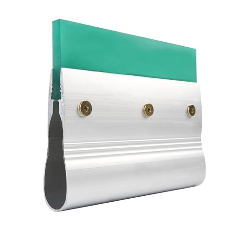 Siebdruck-Rakel Siebdruckrakel Aluminium Siebdruck Farbschaber für de Siebdruck, 75 Durometer, 1 Stück (Square-Cut, 15cm)