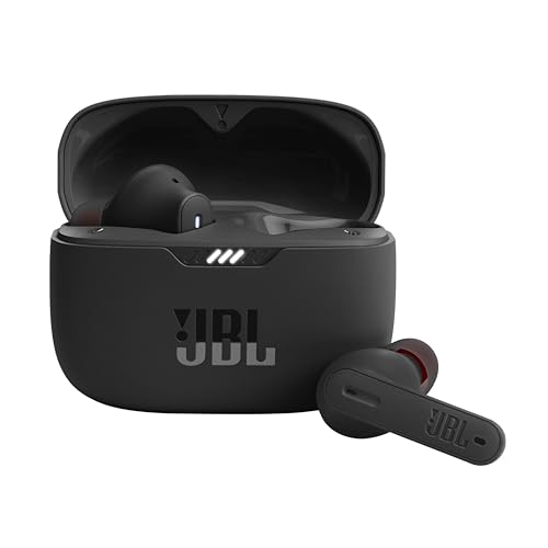 JBL Tune 235 NC, True Wireless Noise-Cancelling In-Ear Bluetooth-Kopfhörer mit 48 Stunden Akkulaufzeit, IP54 Wasser- und staubresistent, Komfortables Stick-Closed-Design, Schwarz