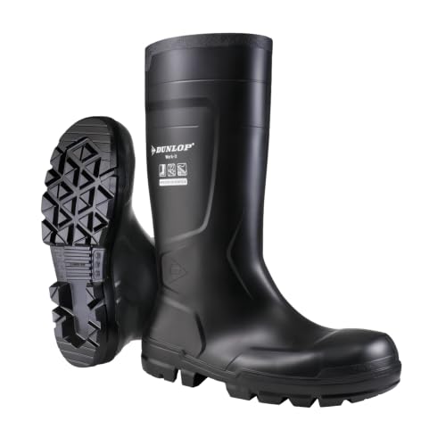 DUNLOP Work-It S5 Arbeitsstiefel. Baustiefel mit stahlkappe, Größe 45