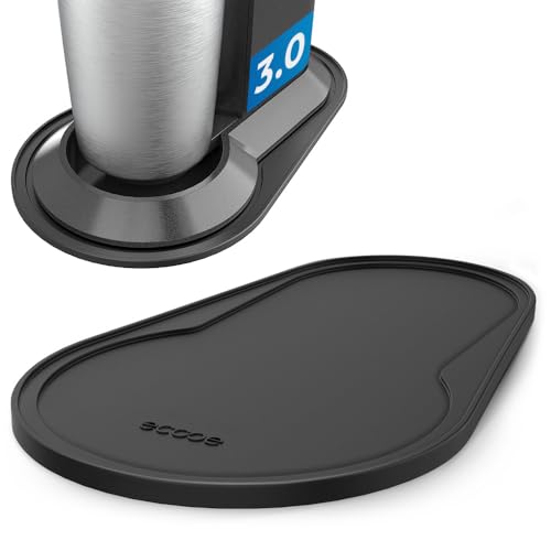 ecooe Silikon Abtropfmatte NUR für SodaStream Crystal 3.0 Trockenmatte Unterlage Abtropfschale Zubehör für SodaStream Wassersprudler wasserdicht und rutschfest
