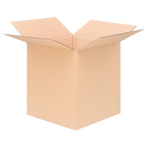verpacking Faltkartons 600 x 600 x 600 mm Braun (Innenmaß 588 x 586 x 579 mm) KK 122 2-wellig Großer Versandkarton DHL Paket DPD GLS Hermes Paket stabile Kartons (5 Stück)
