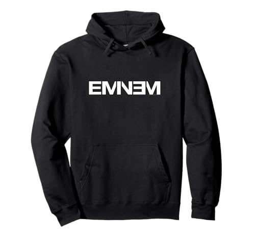 Eminem Plain Text Dark by Rock Off Pullover Hoodie