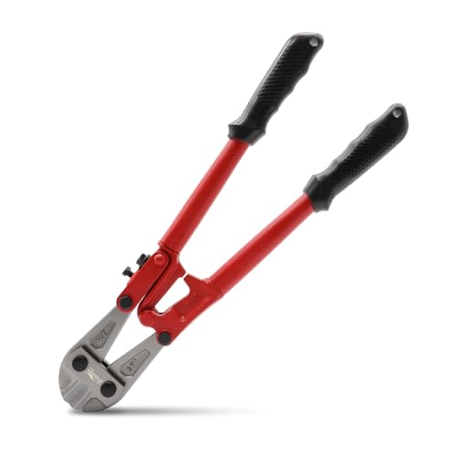 HOUSERAN Bolzenschneider 35,6 cm – Hochleistungs-Drahtschneider für Stahldrähte, Bolzen und Schlösser
