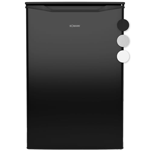 Bomann® Gefrierschrank | 87 L | energieeffizient, leise & kompakt | ≤ -18 °C, stufenlos regelbar | 3 Schubladen & Eiswürfelschale | 4-Sterne-Gefrierfach, Türanschlag wechselbar | GS 7253 schwarz