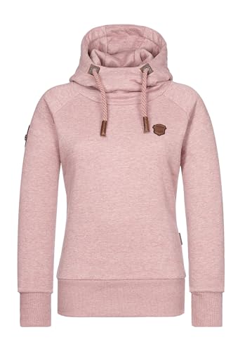 Naketano Mandy Spezial Women Hoody Kapuzenpullover (DE/NL/SE/PL, Alphanumerisch, L, Regular, Regular, Indigo Blue Melange)