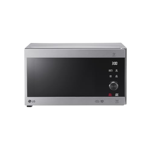 LG Electronics NeoChef MH 6565 CPS Mikrowelle, 1000 W, Quarzgrill, 25 l, Edelstahl+Silber