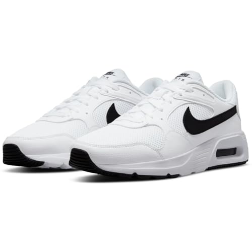 Nike Air Max SC Sneaker Trainer Schuhe (White/Black, EU Schuhgrößensystem, Erwachsene, Numerisch, M, 45)