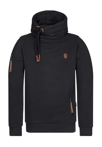 Naketano Herren Kapuzenpullover Pimp Hoodie-X-Large-Black