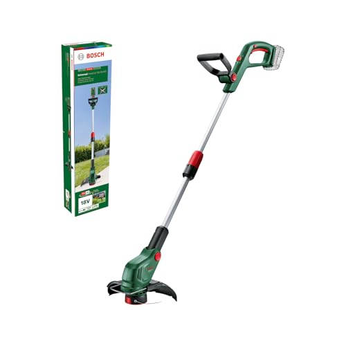 Bosch Akku-Rasentrimmer UniversalGrassCut 18V-26-500 (zum Rasentrimmen und Kantenschneiden; Ladezeit: 65 min; Schnittkreisdurchmesser: 26 cm; 18-Volt-System; ohne Akku oder Ladegerät)